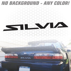 s13 Silvia Rear Emblem Badge Vinyl Decal Sticker jdm Rare 240sx coupe