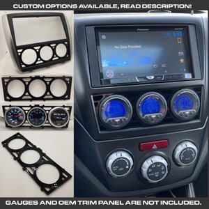 2008 - 2014 WRX STI 52mm center vent triple gauge pod mount