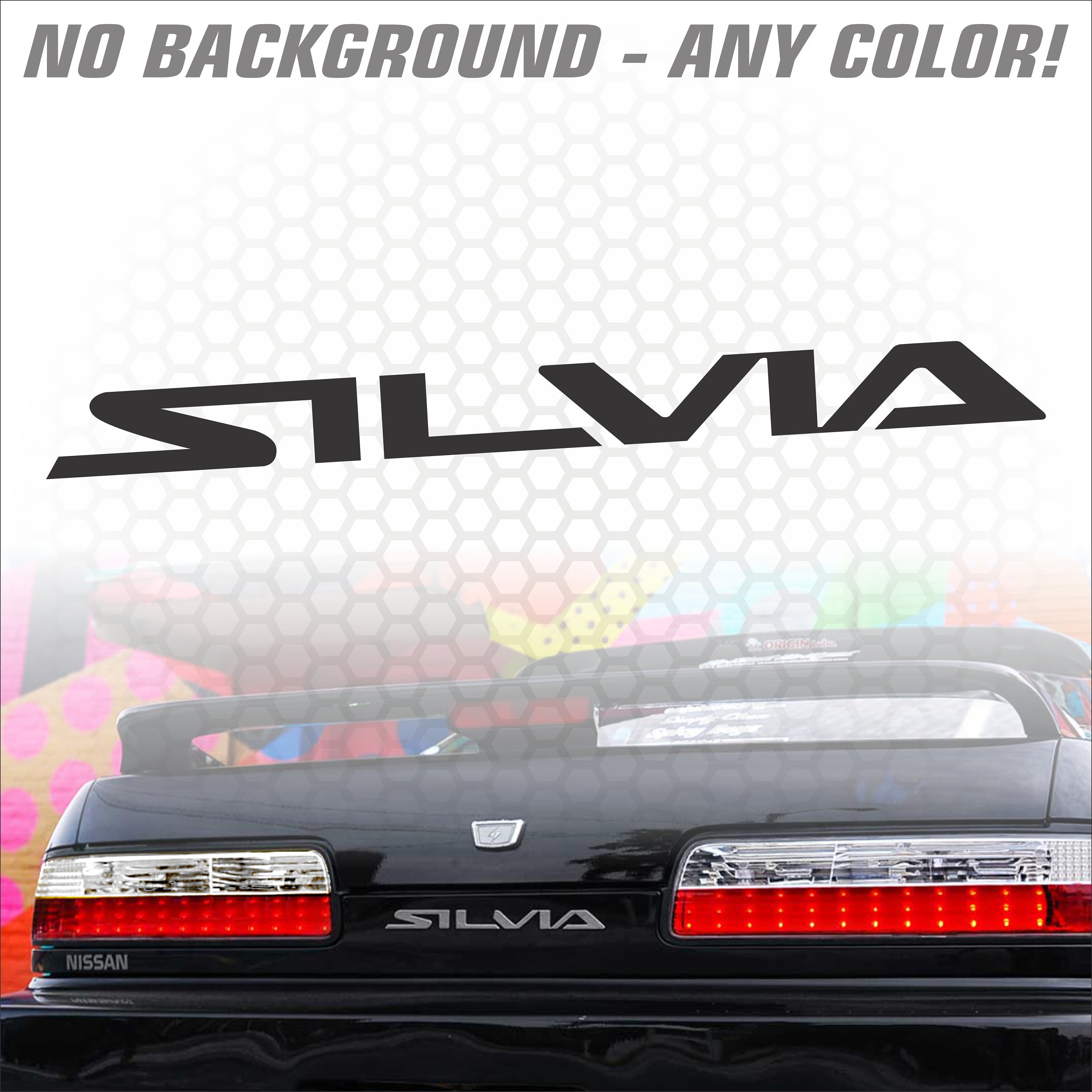 S13 Silvia Rear Emblem Badge Vinyl Decal Sticker Jdm Rare Etsy