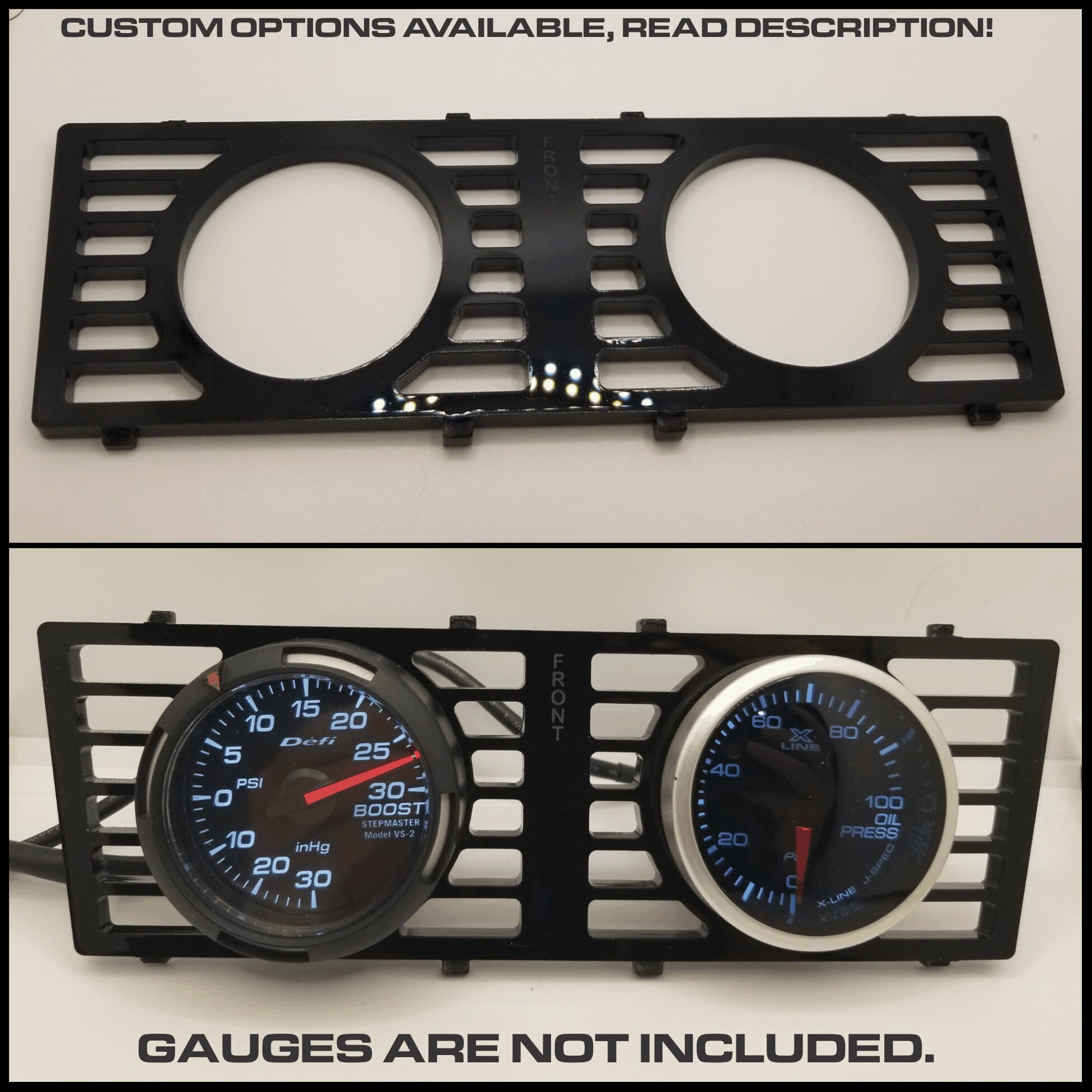 2008 2014 WRX STI 52mm Center Vent Dual Gauge Pod Mount Etsy