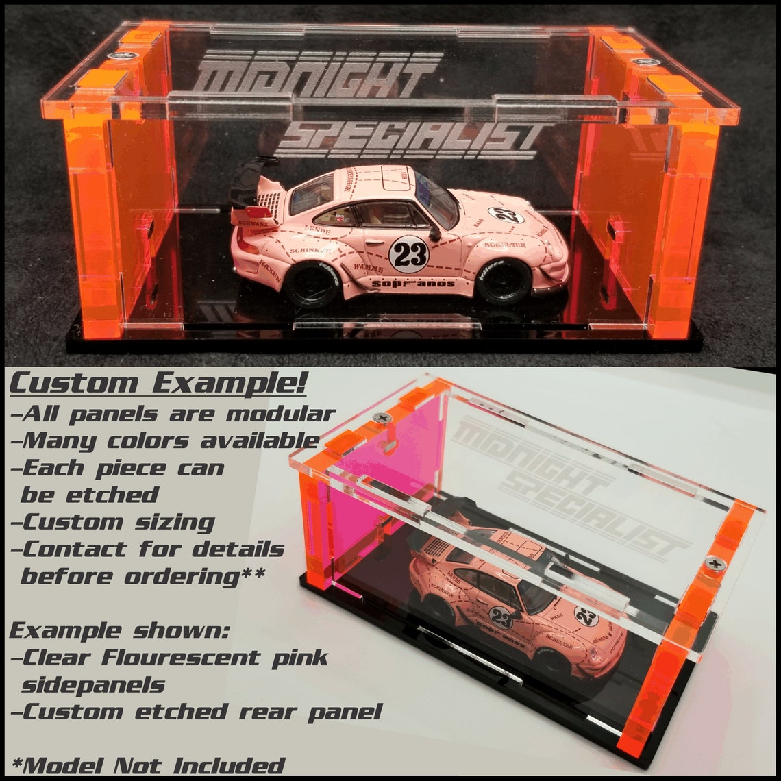 1/64 diecast display case perfect for hot wheels custom car Etsy