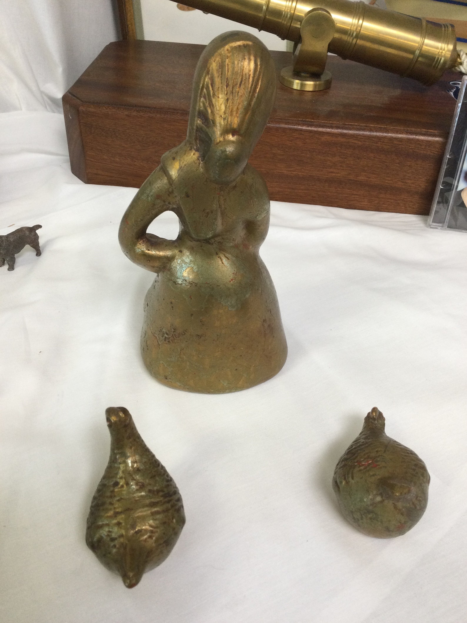 Howard Pierce Pottery Girl feeding chickens Etsy