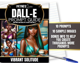 Vibrant Solitude,  DallE3 & ChatGPT v4 Ai Art Prompt Guide | 10 Sample Prompts, African American Ai Prompts for Black Women
