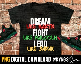 Black Leaders PNG, diseño de sublimación de camisetas de historia negra