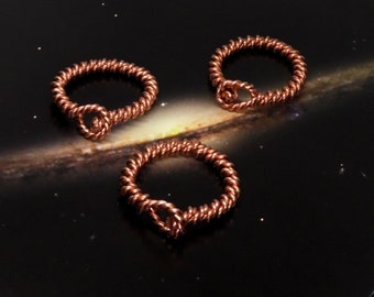 Tensor Energy Ring,  1/8th "Lost  Cubit",  177mhz, Copper "Ouroboros" Ring