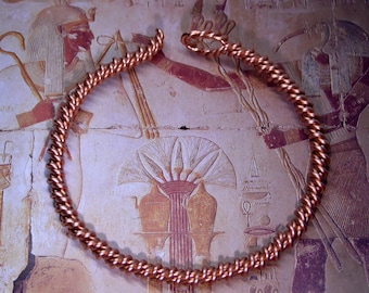 Tensor energy ring, "Lost cubit" 177mhz, 1/3, Copper "Ouroboros" Bracelet..