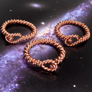 &quot;Tanger Energie Ring, 188MHZ, &quot;&quot;Unseroboros&quot;&quot; Kupfer Ring, 188MHZ, Ermächtigung Cubit 1/8.&quot;