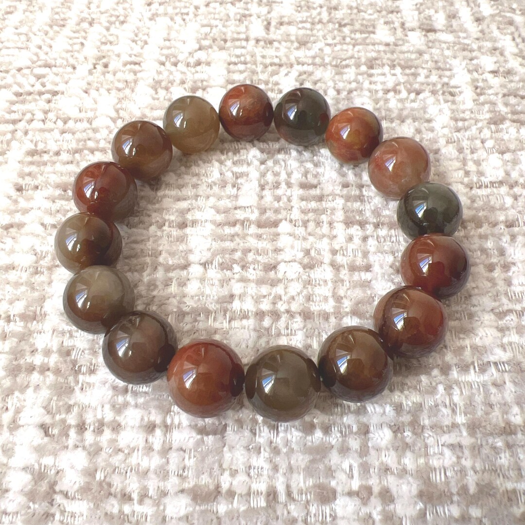 High Quality 12mm Rare Multi Colour Rabbit Hair Quartz Red Rutilated ...