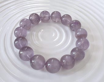 Geniune High Quality 14mm Rare Icy Purple Lavender Rabbit Hair Quartz/Rutilated Quartz; Rare Find; Love; Friendship; Lucky; Powerful