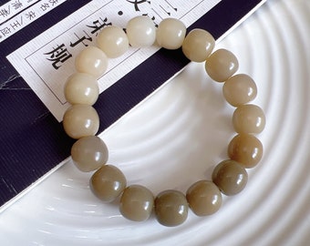 Alta qualità 3 anni Myanmar Natural Weathered 13mm Bodhi Root Beaded Bracciale; perline Mala Pray; Guarigione; Calmante; Miglior regalo per tutti