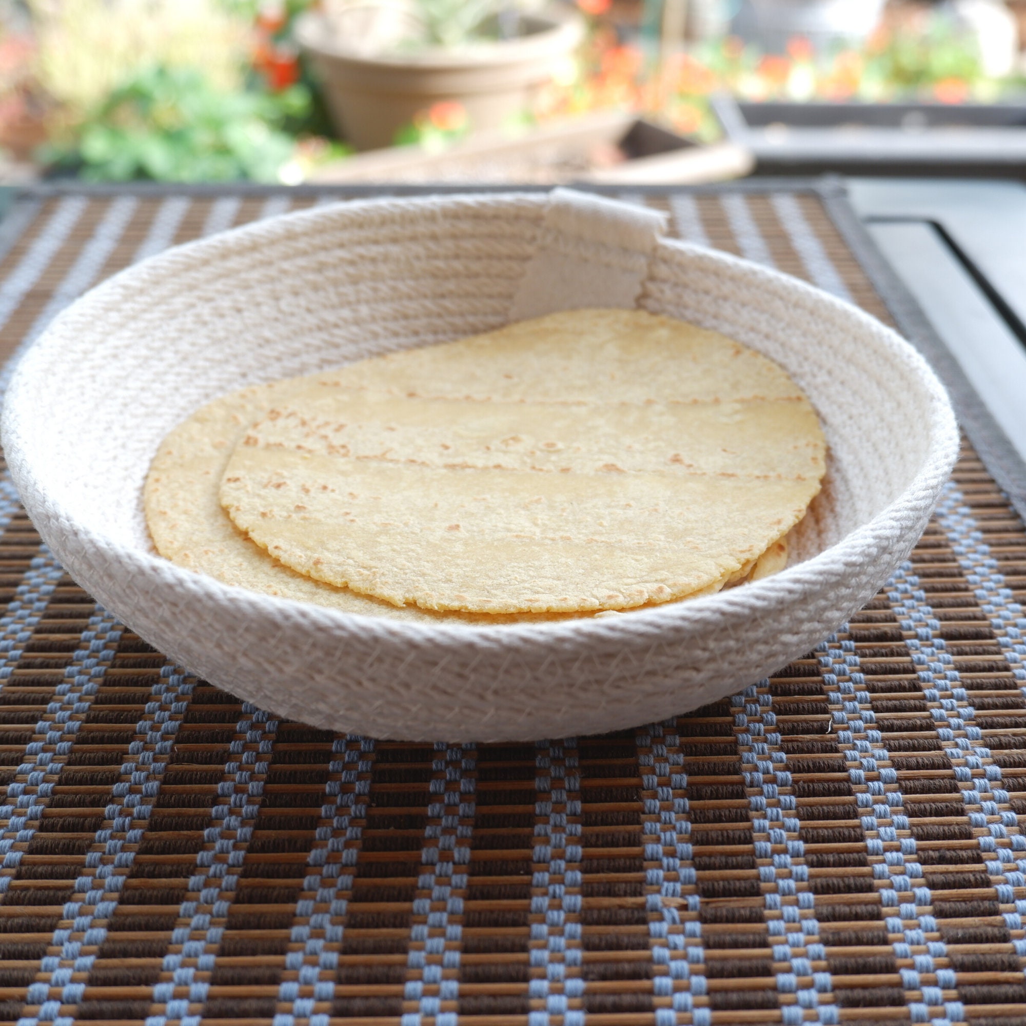 Tortilla Basket with lid for taco lovers Tortilla warmer / Etsy