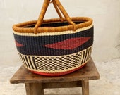 Bolga Market Basket, Large Basket