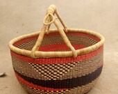 Bolga Market Basket, Large Basket