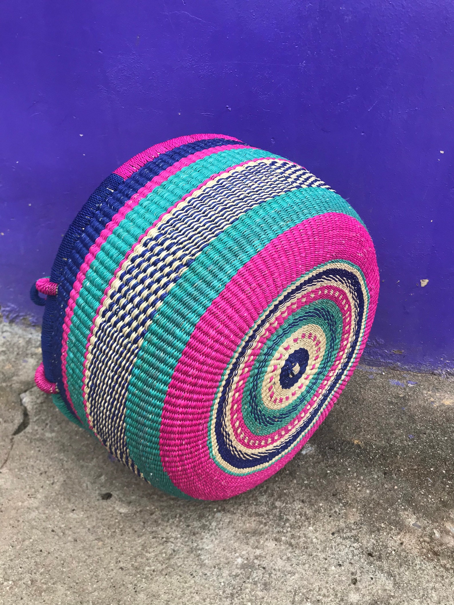 Bolga Basket African Basket Handmade Basket Ghana Basket Etsy