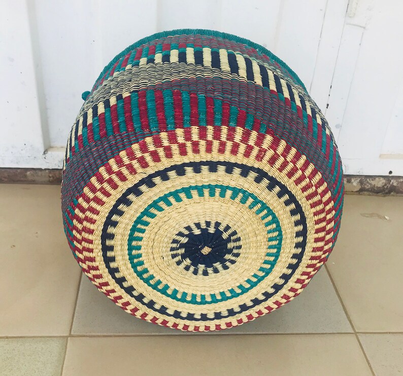 Bolga Basket African Basket Handmade Basket Ghana Basket Etsy