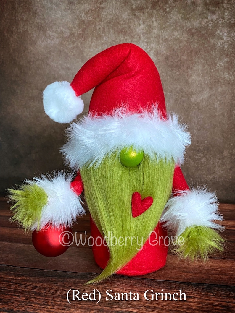 Grinch / Max Gnomes May PRE-ORDER (RED) Santa Grinch