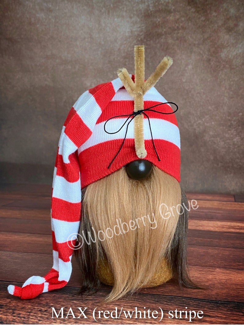 Grinch / Max Gnomes May PRE-ORDER MAX(red/white)stripe