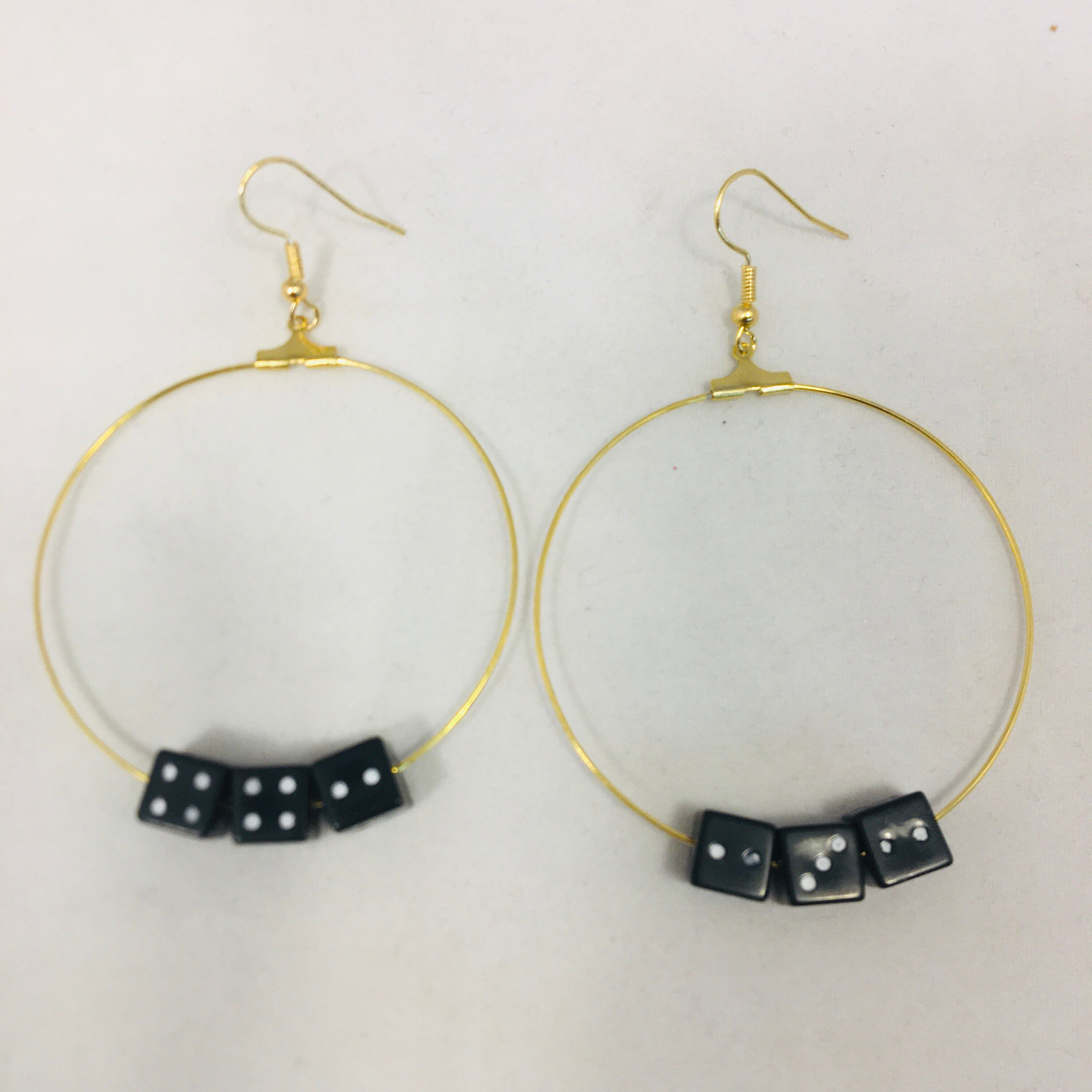 Small Dice Hoops - Etsy