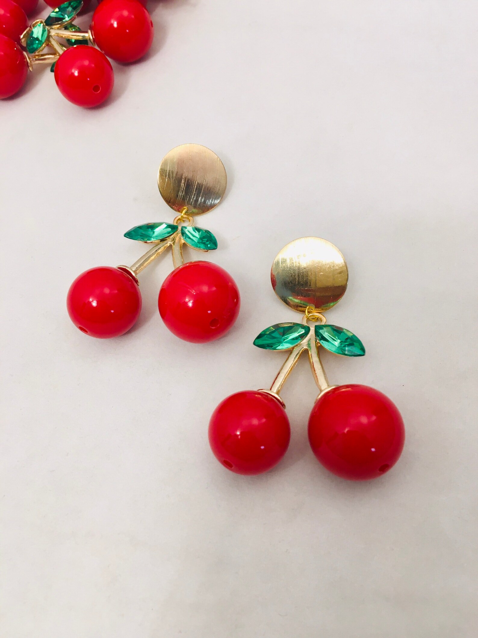 Cherry Bomb Earrings Etsy