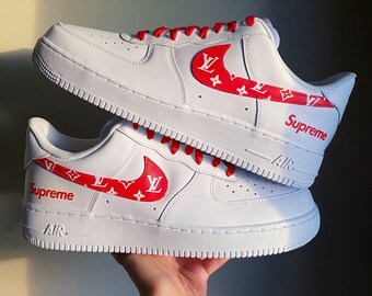 supreme x lv air force 1