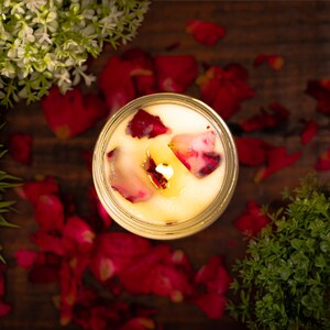 Flower Shop Aromatherapy Candle 100% All-Natural Soy Wax & Essential Oil Infused Pet Safe Smoke Odor Eliminating Non Toxic Candle image 3