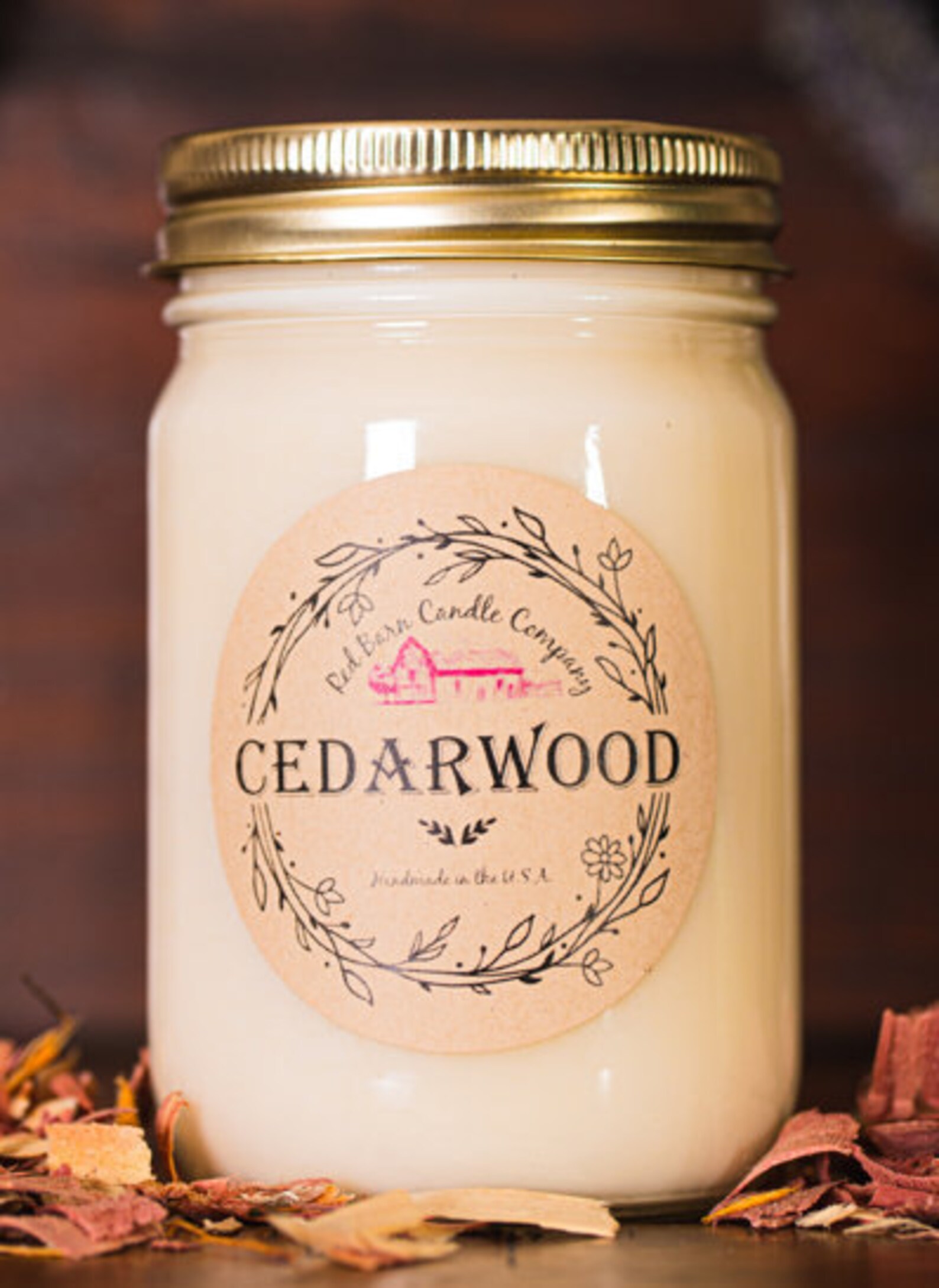 Red Barn Aromatherapy Candles AllNatural Soy Wax & Dried Etsy