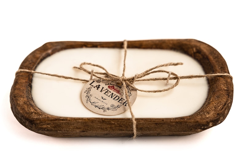 Dough Bowl Candles Allnatural Soy Wax & Organic Flowers Etsy