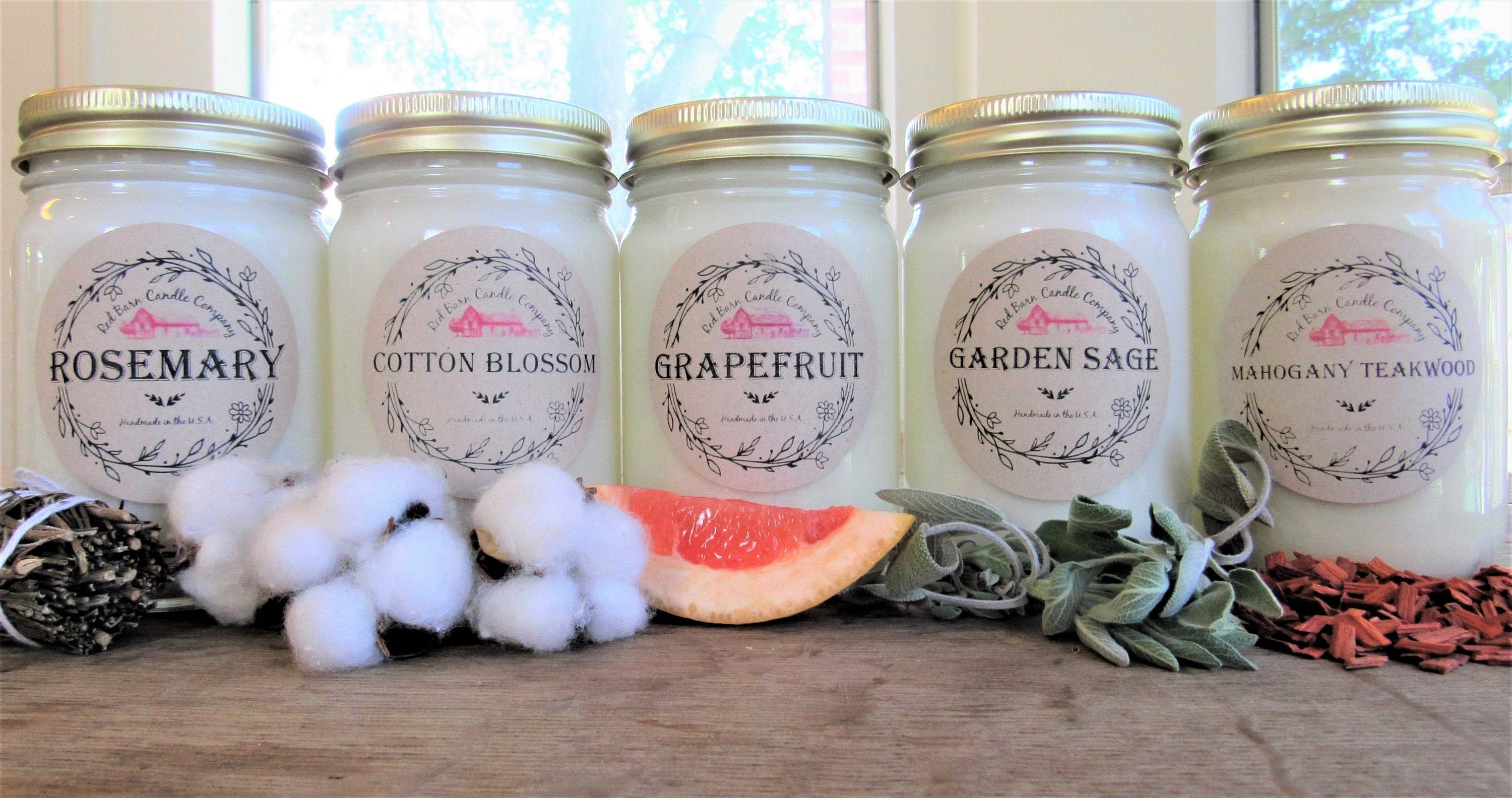Organic Aromatherapy Candles | All-Natural Soy Wax & Dried Flowers | …