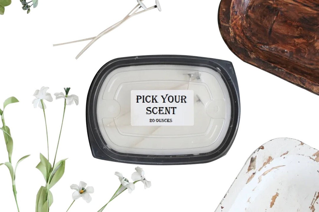 Dough Bowl Candle Refill Kit 100 Allnatural Soy Wax Essential Oil