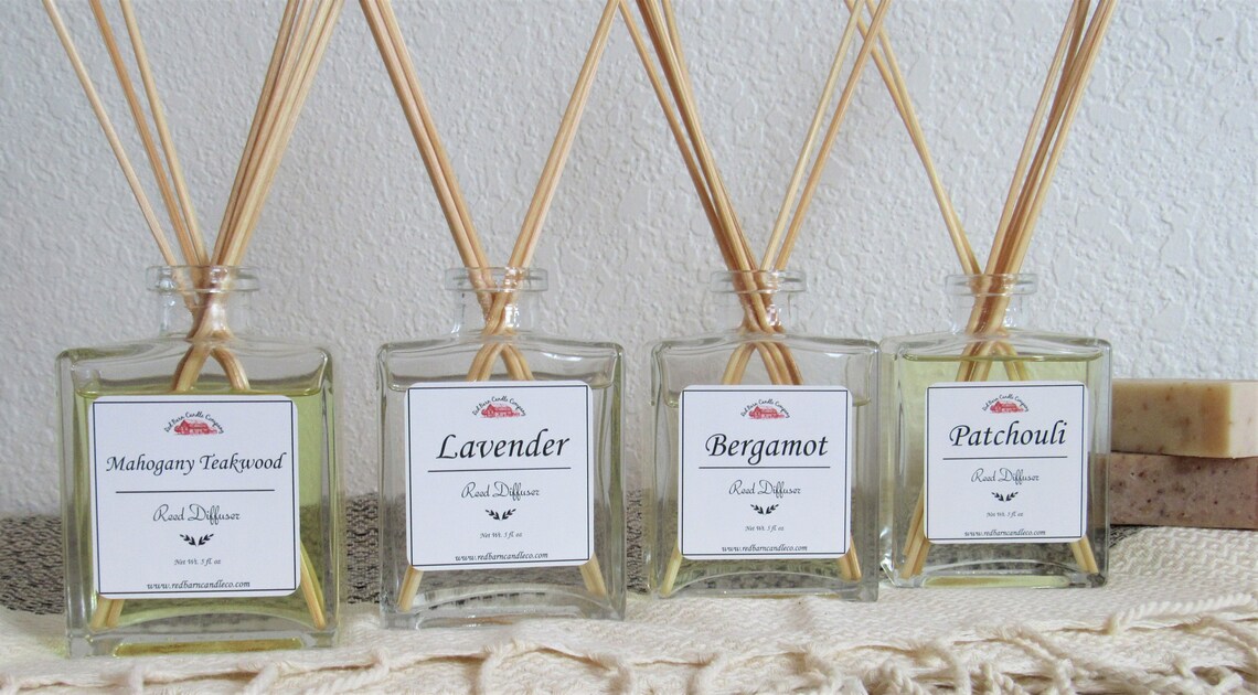 Luxury Reed Diffusers AllNatural & Non Toxic Essential Etsy