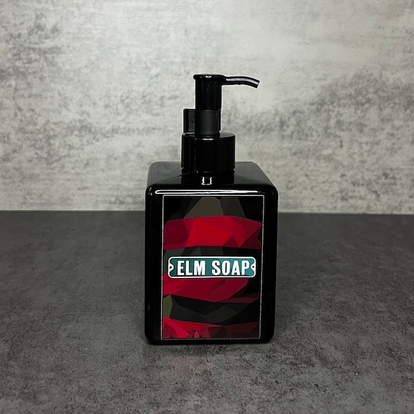 Elm Soap Hand Soap | Freddy Hand Soap | 12oz Handmade Luxury Horror Soap | Horror Hand Soap | Vegan Bar Soap | Nightmare on Elm Street Soap