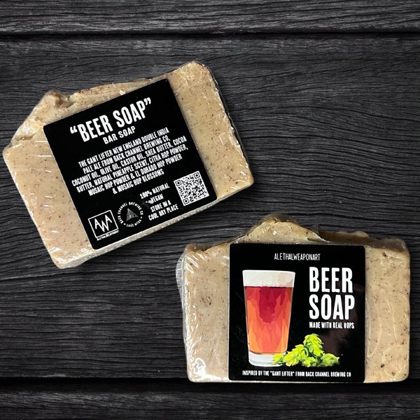 Beer Soap | Soap made with real craft beer and real hops | Beer Soap Gift