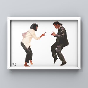 Pulp Fiction Dance Wall Art or Gift Set