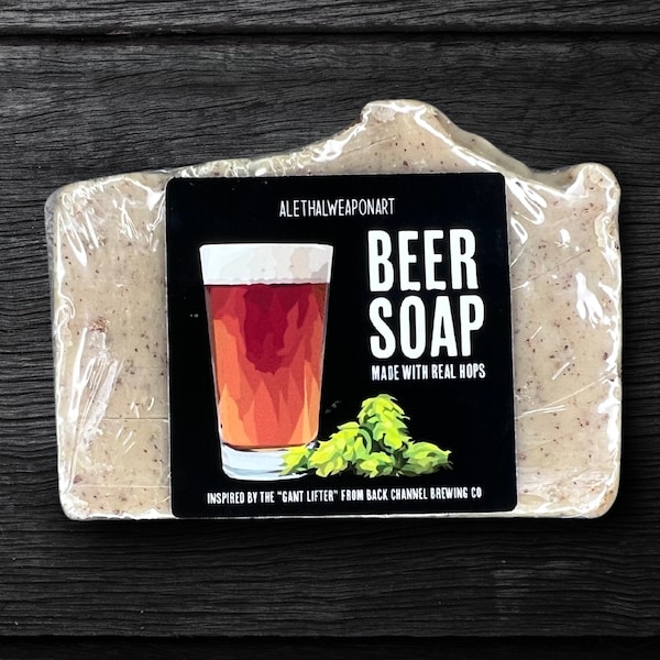 Beer Soap | Soap made with real craft beer and real hops | Beer Soap Gift