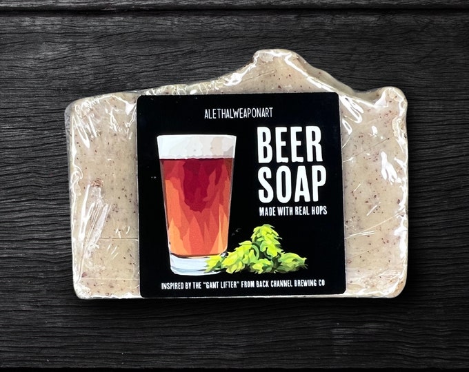 Beer Soap | Soap made with real craft beer and real hops | Beer Soap Gift