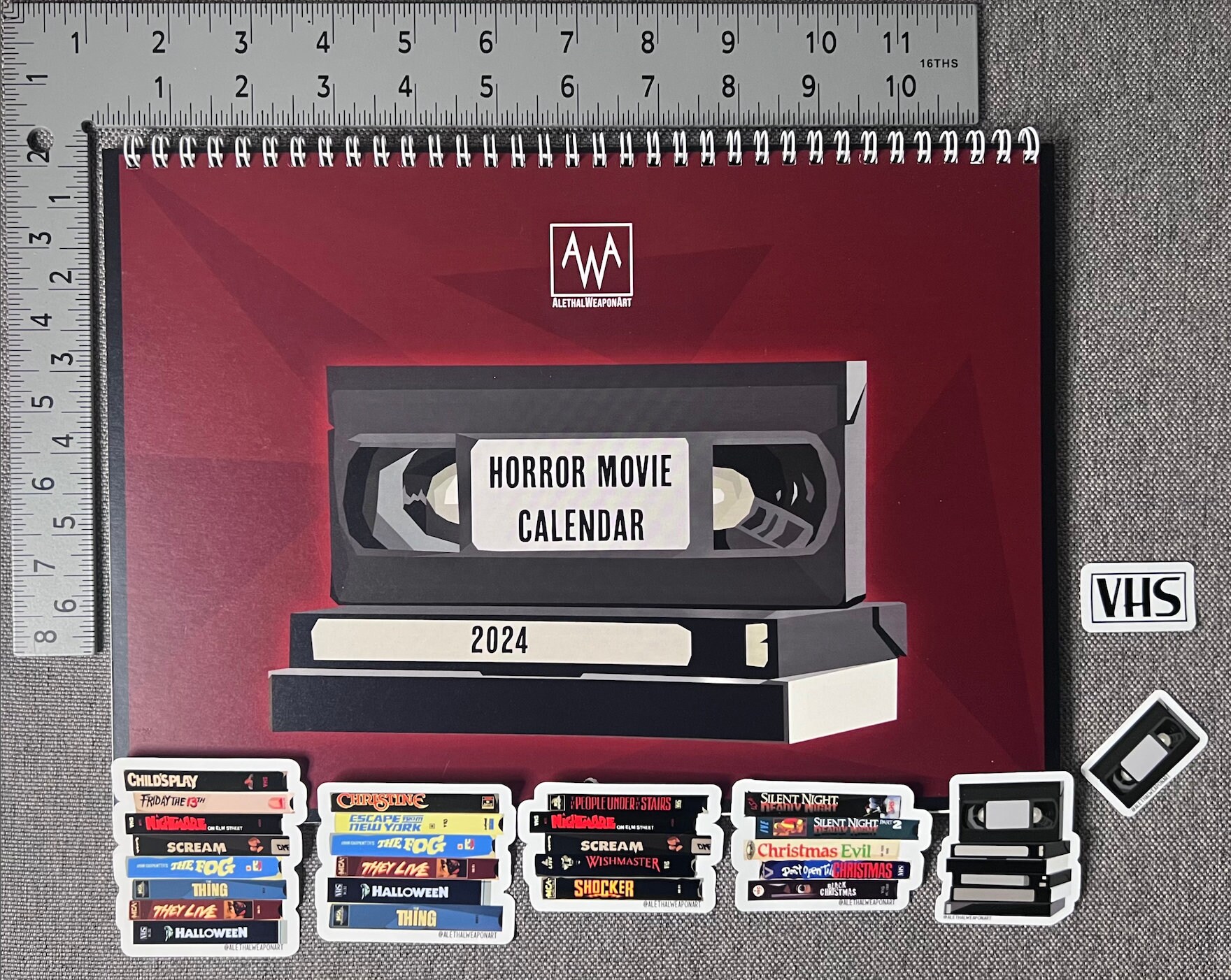Horror Movie Calendar 2024 2024 Horror Calendar Spooky Calendar