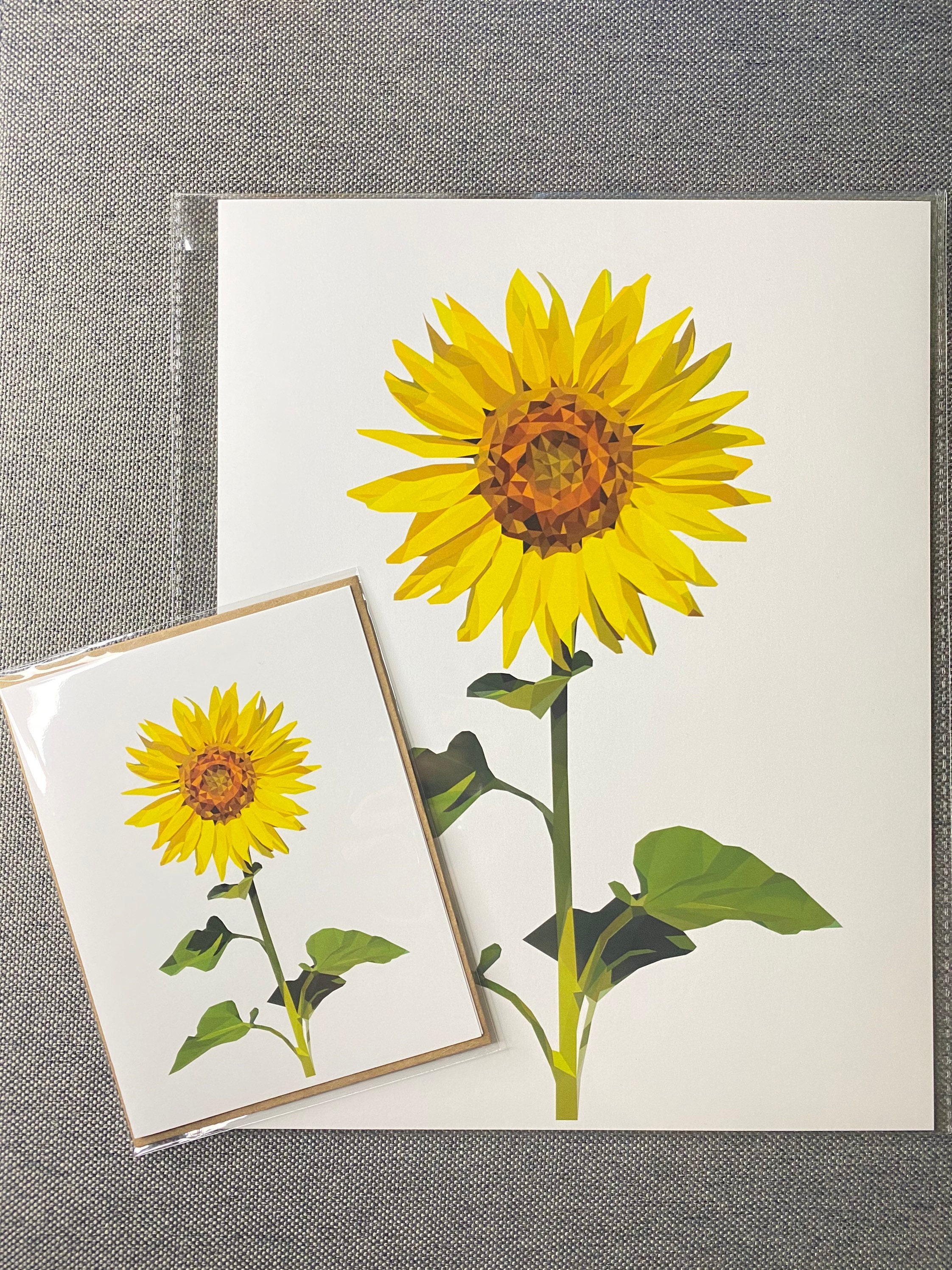 Sunflower Blank Cards Blank Card Sets Pretty Card | Etsy