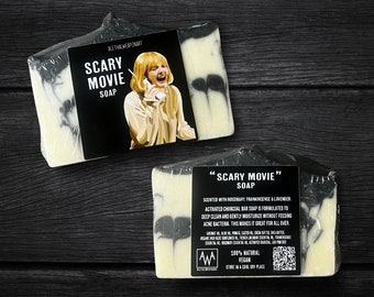 Scream "Scary Movie" Soap | Handmade Luxury Halloween Soap | Scream Soap Handmade Vegan Bar Soap | Horror Soap | Scary Soap