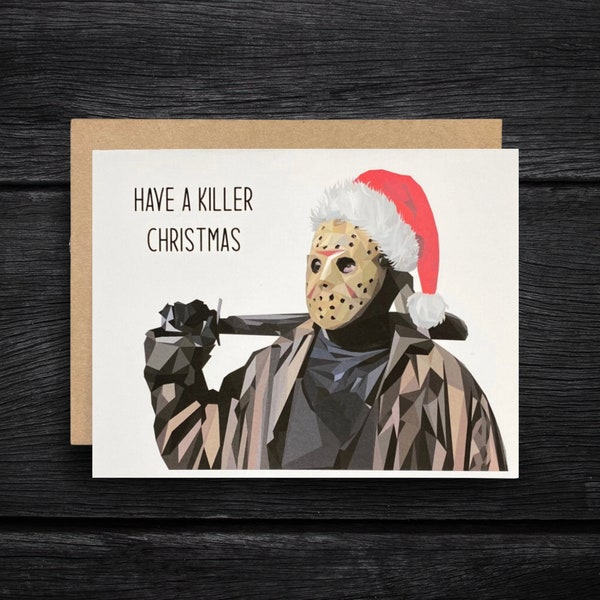 Jason Christmas Card “Have a Killer Christmas” | Horror Movie Christmas Card | Horror Xmas Card