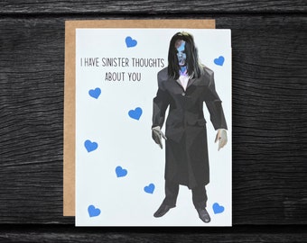 Sinister “Mr. Boogie” Love Card | Bughuul Valentine's Day Card | Horror Movie Anniversary Card | Personalized Card