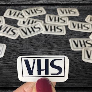 VHS Mini Vinyl Sticker Pack | VHS Stickers | Vinyl VHS Stickers