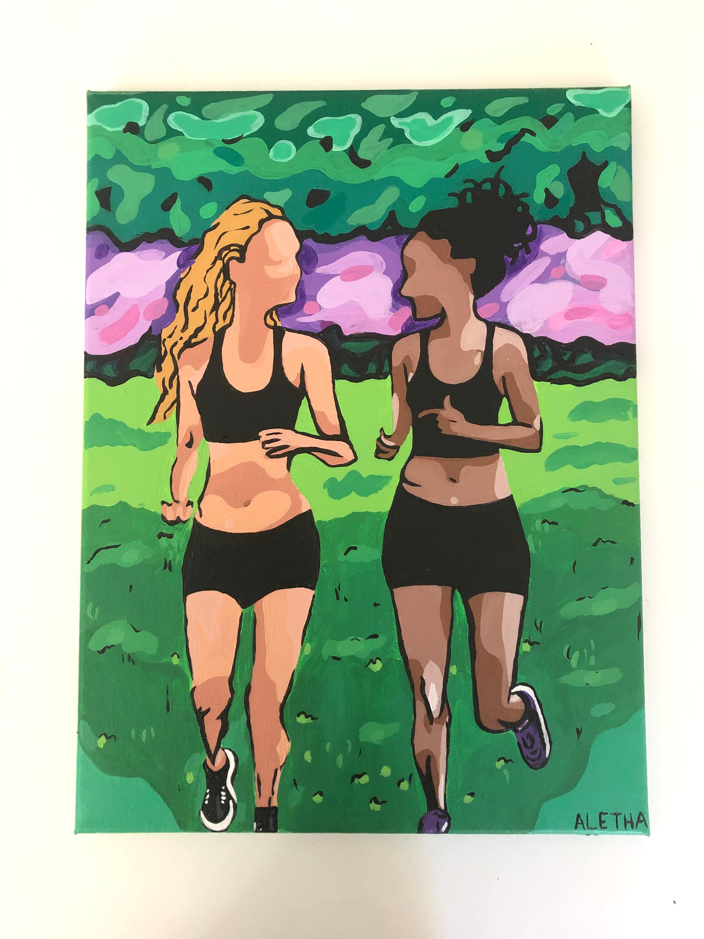 Running Painting | Etsy
