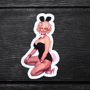 playboy neon Sticker for Sale by SAVAGEwav