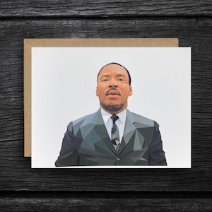 MLK Card | Martin Luther King Junior Blank Card | MLK Card