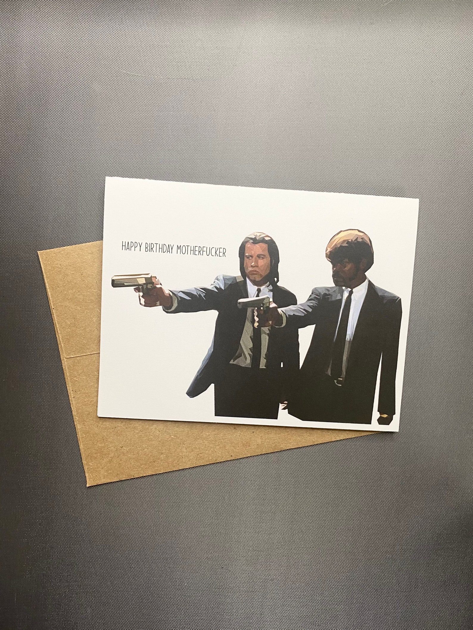Pulp Fiction Birthday Card Etsy