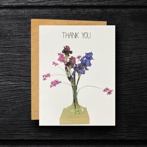 Flowers Thank you Card | Bouquet Thank you Card | Flower Card Sets  | Thank You Card Sets