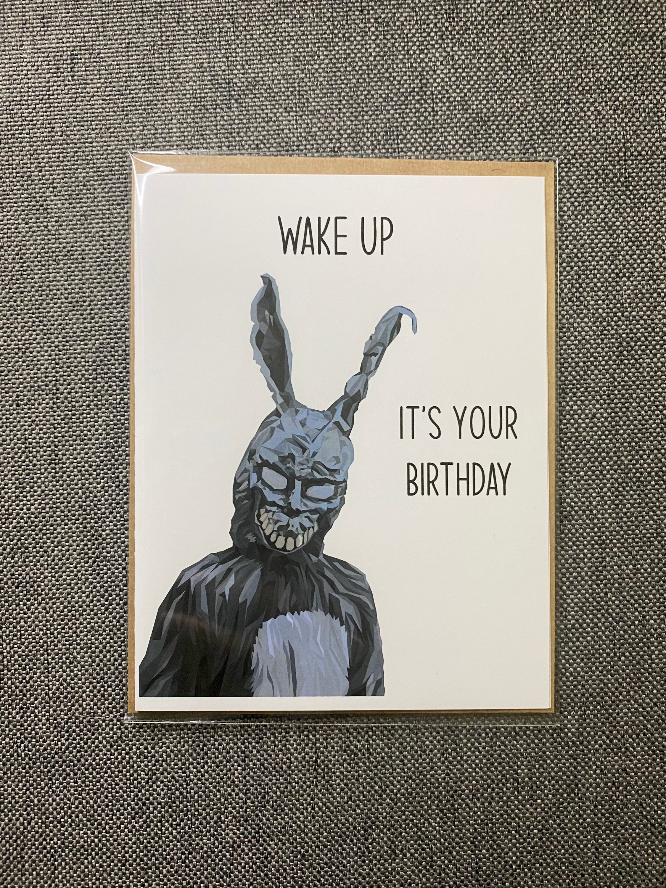 Donnie Darko Birthday Card Frank the Rabbit Birthday Card | Etsy