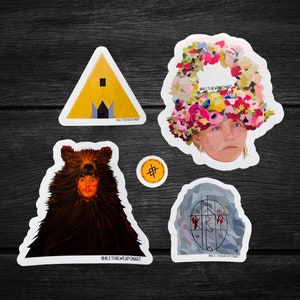 Midsommar Vinyl Sticker Pack | Die Cut Summer Horror Movie Stickers | Summer Solstice Stickers