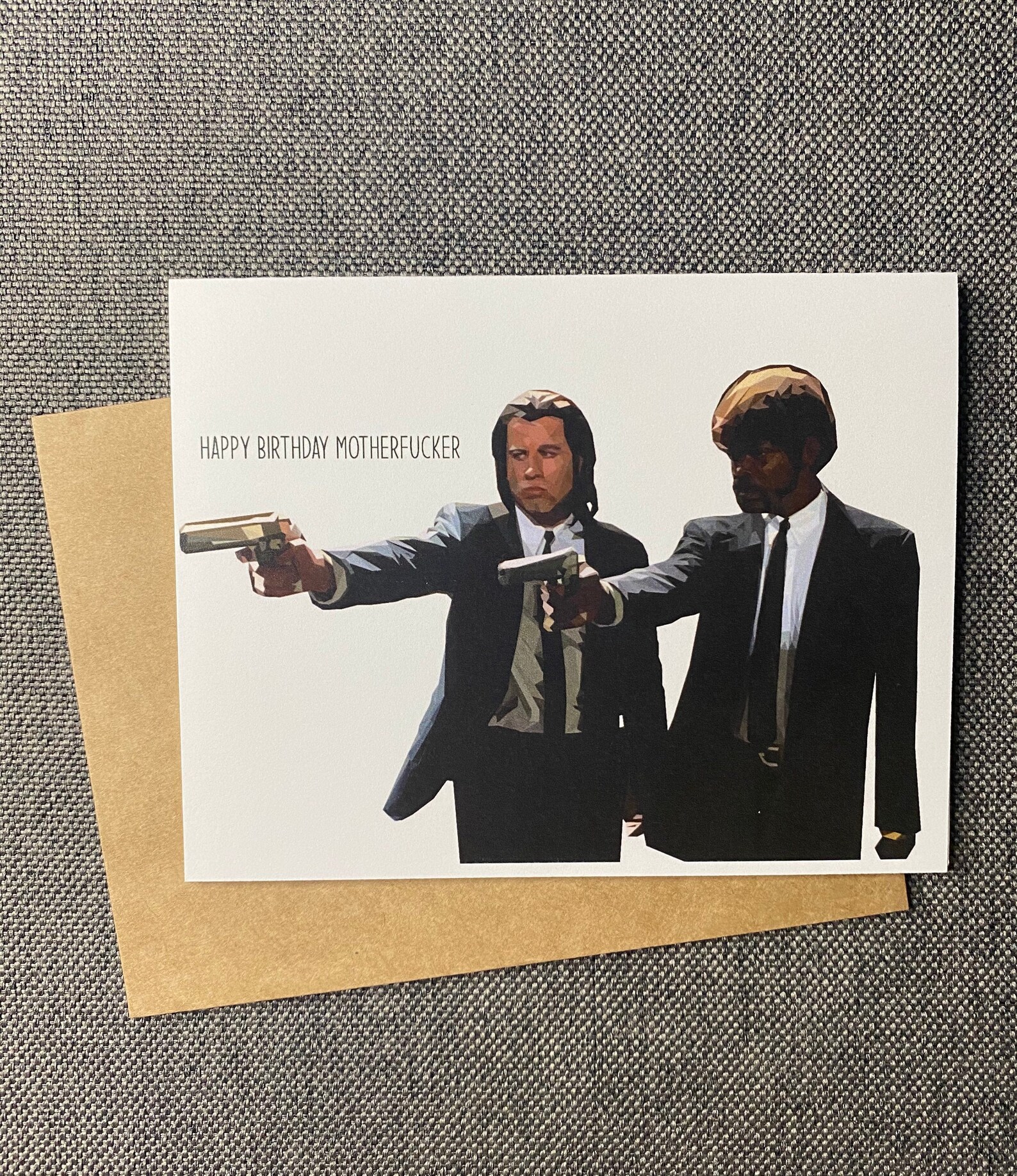 Pulp Fiction Birthday Card Etsy