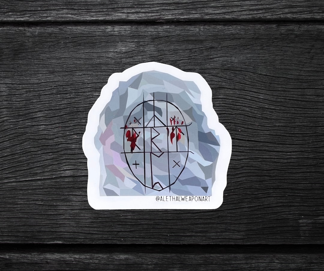 Undead Rune Sticker Runestone Vinyl Stickers | Horror Stickers - Etsy